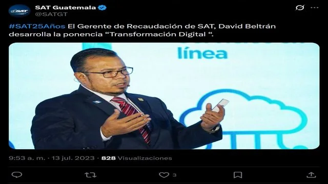 SAT Guatemala: La SAT destaca la ponencia 